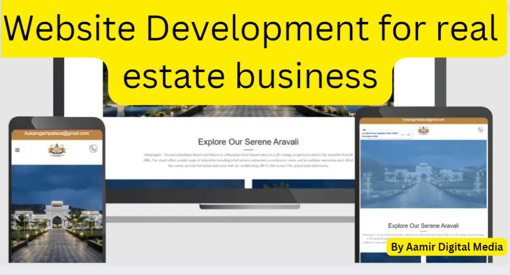 Website Development for real estate business